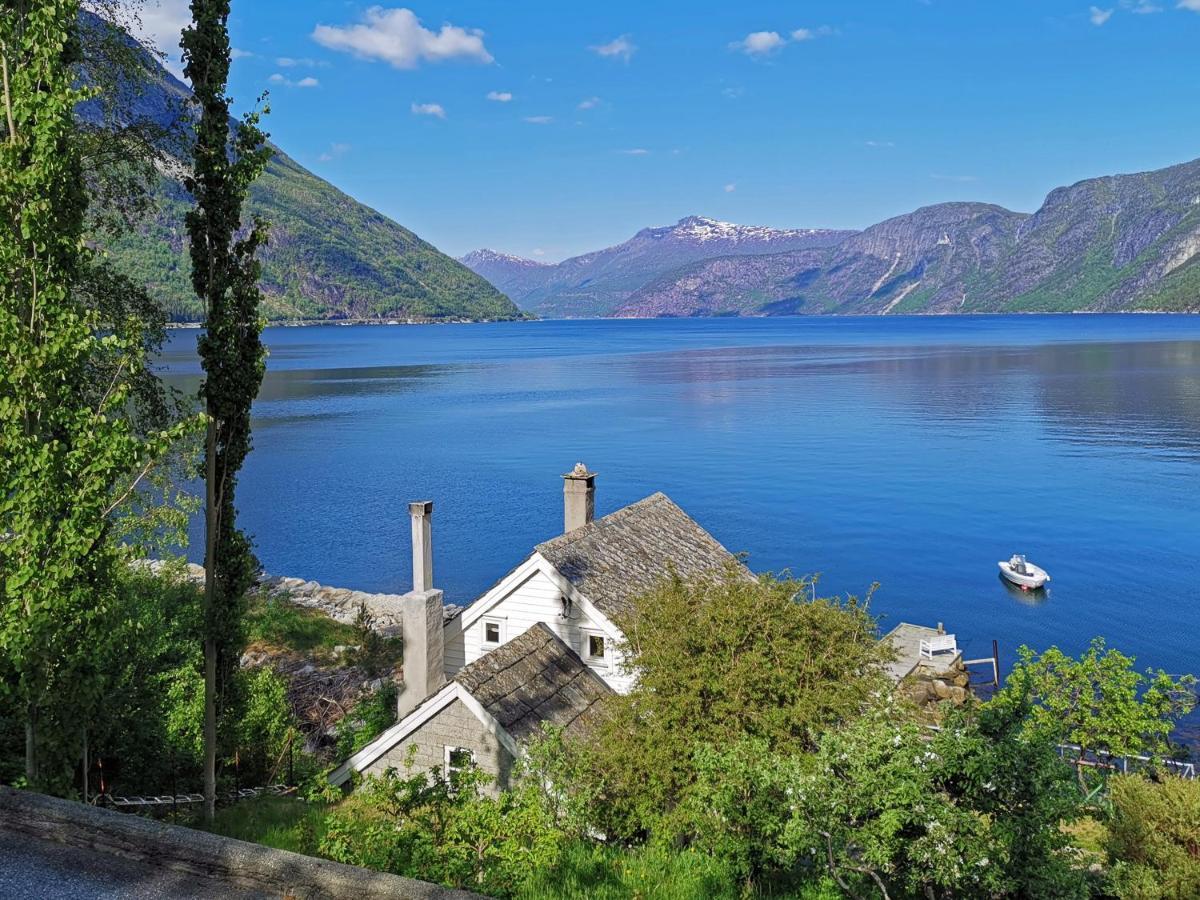 Вилла Fjordperlen Эйдфьорд Экстерьер фото