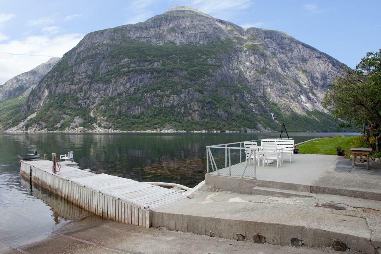 Вилла Fjordperlen Эйдфьорд Экстерьер фото